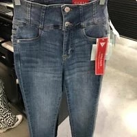 [S] GUESS MARLAH ULTRA HR BLING PKT SKNY, MEDIUM WASH, Q1RA03D2XP2-MWA [FINAL SALE] (SGU133)