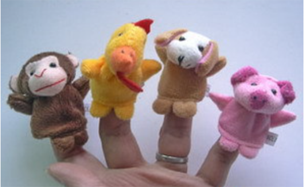 現貨區 毛絨玩具 指偶十二生肖動物指偶 (一套12個) P110426
