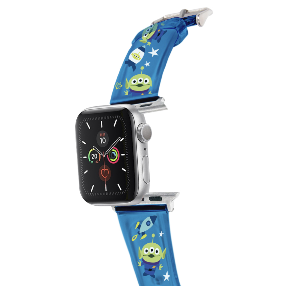 迪士尼 Disney-Apple Watch錶帶-PVC系列-藍色三眼仔 Alien