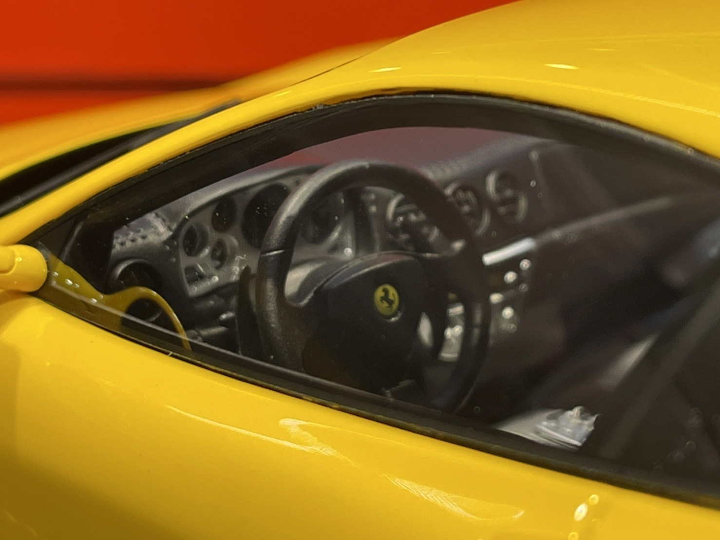 Automacheta Bbr-models Ferrari 360 Modena 1999 - Cutie de viteze F1 1:18, galben