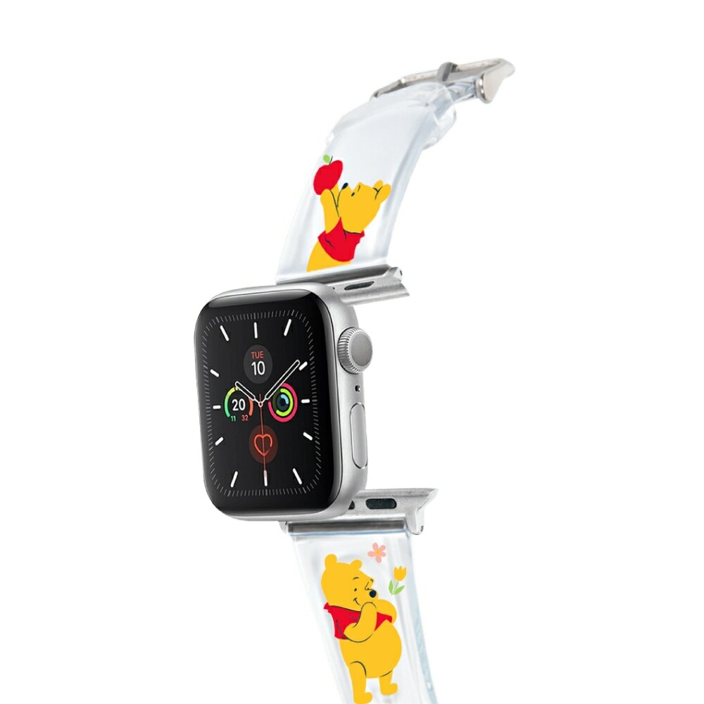 迪士尼 Disney-Apple Watch錶帶-PVC系列-透明小熊維尼 Winnie the Pooh