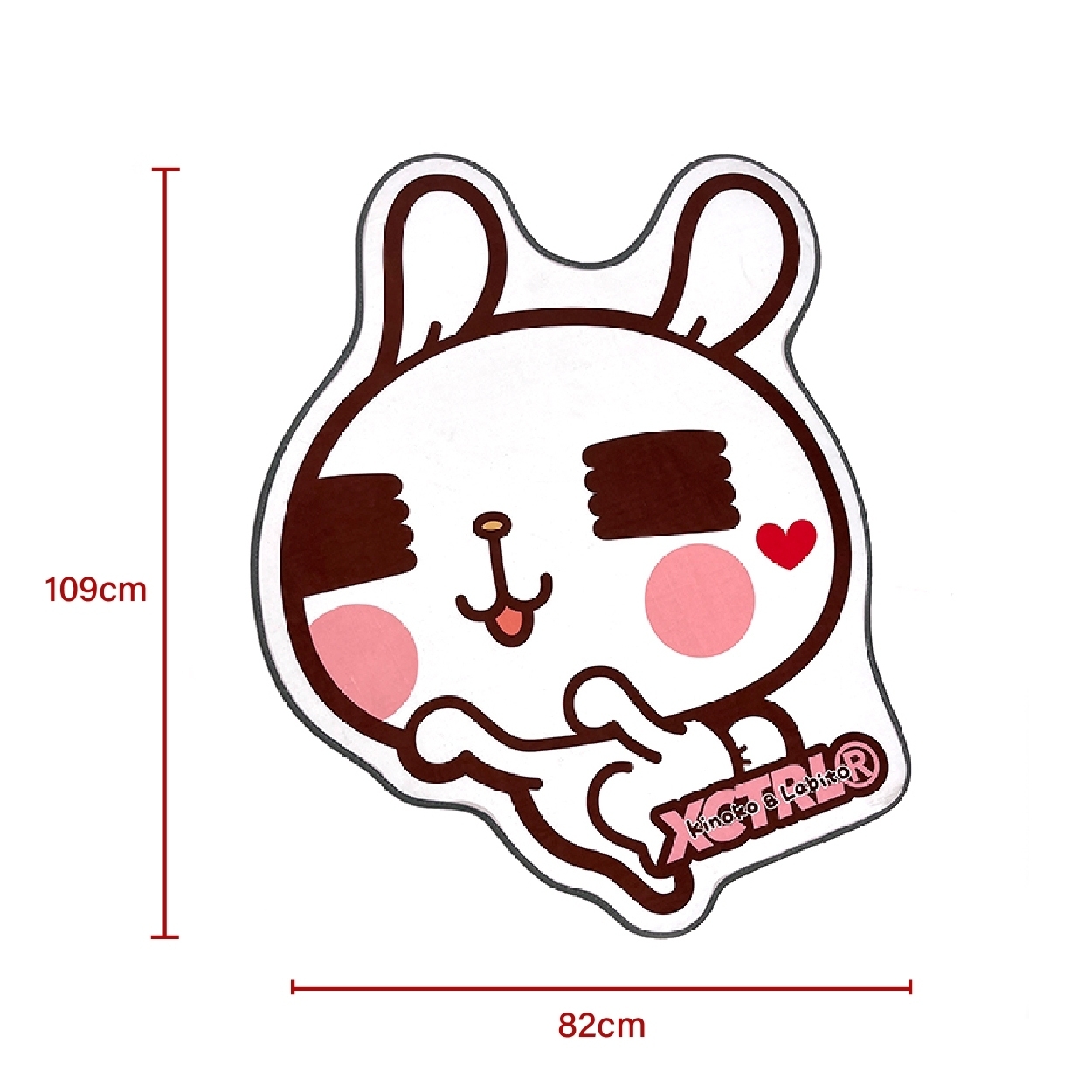 XCTRLx香菇妹聯名虎虎生風地墊