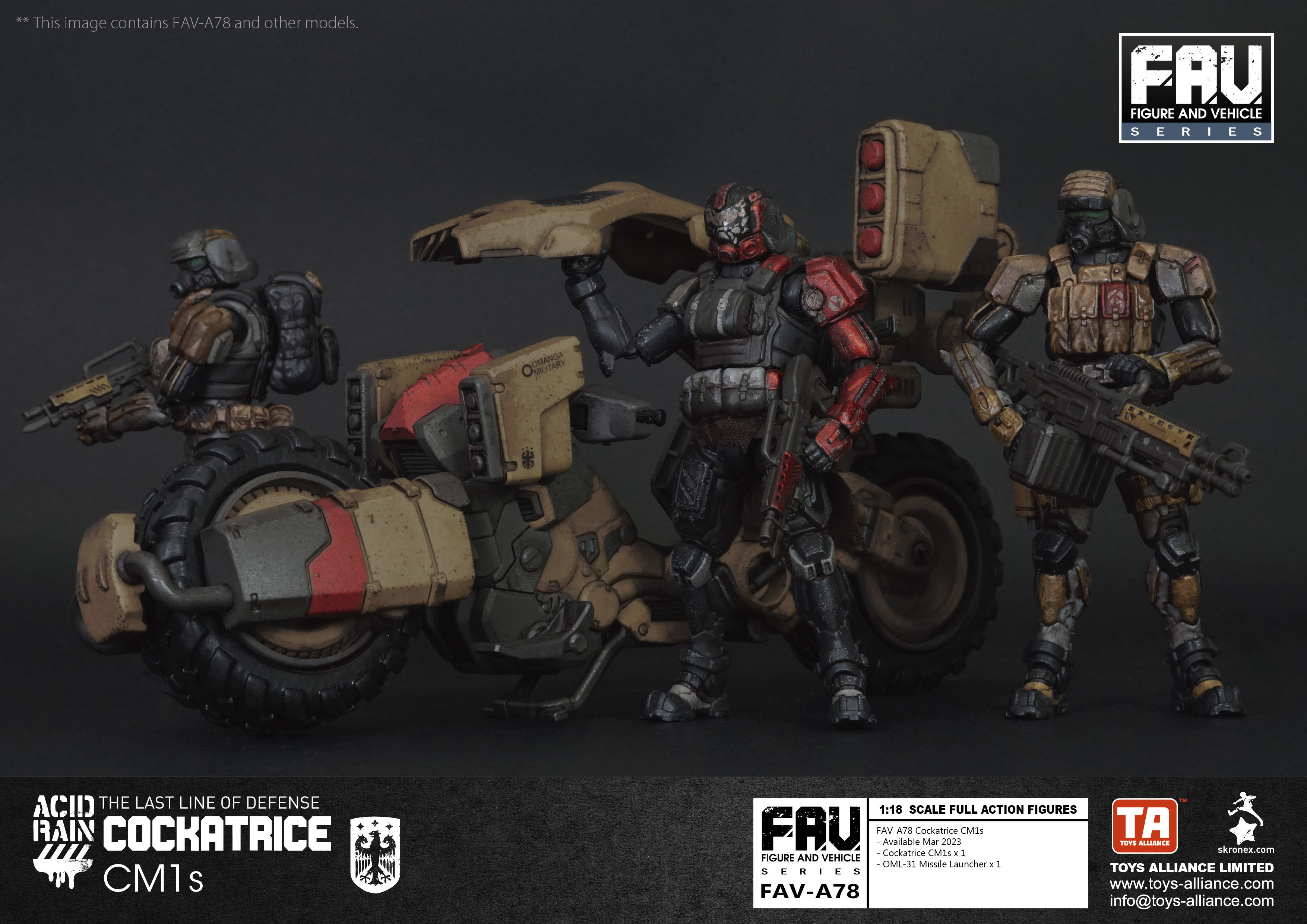 Toys Alliance : FAV-A78 Acid Rain 寇克奇斯 CM1s