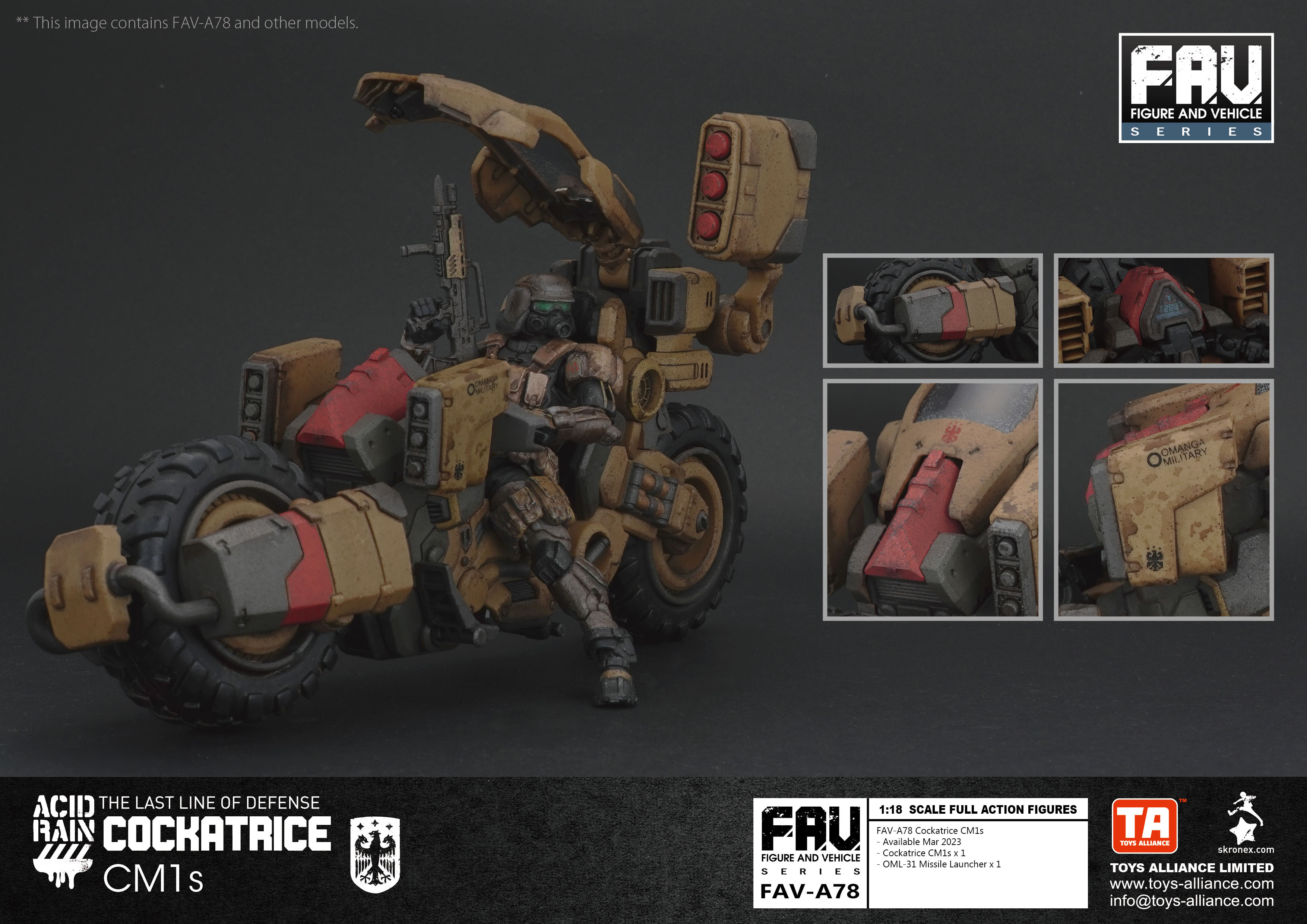 Toys Alliance : FAV-A78 Acid Rain 寇克奇斯 CM1s