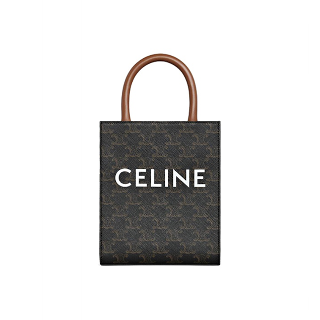 Celine Mini Tote 迷你老花托特包 棕色