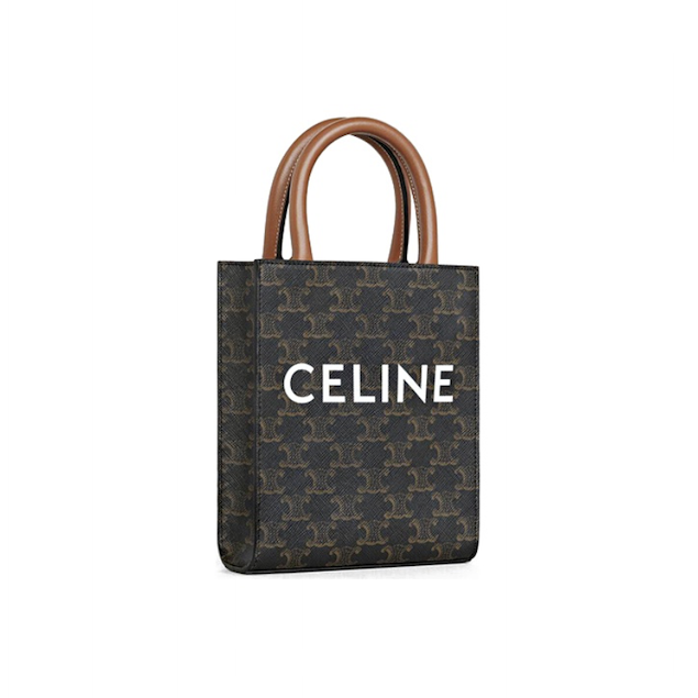 Celine Mini Tote 迷你老花托特包 棕色