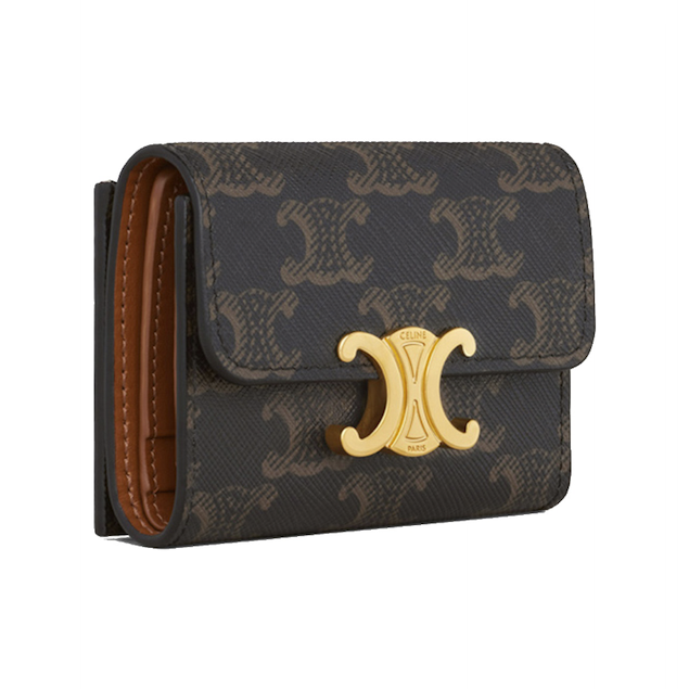 Celine Triomphe 可拆式零錢袋老花短夾