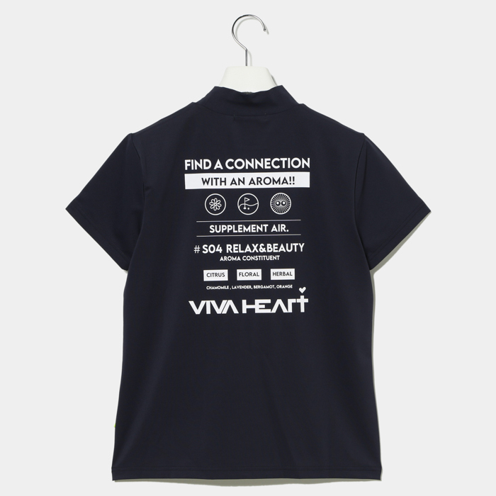 女士 植物香氛小高領短袖T恤