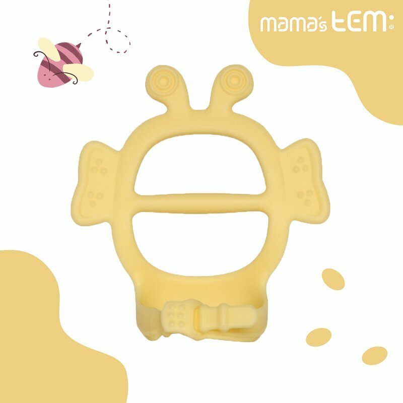 MAMA's TEM Jem Jem胖蜜蜂系列固齒器 - 肉肉手 (贈輕便吐司盒)