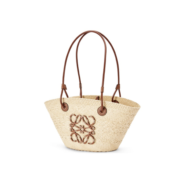 Loewe Anagram Basket 小號爆款草編包 棕
