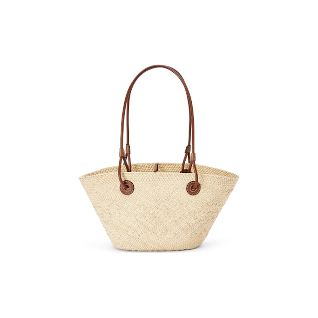 Loewe Anagram Basket 小號爆款草編包 棕