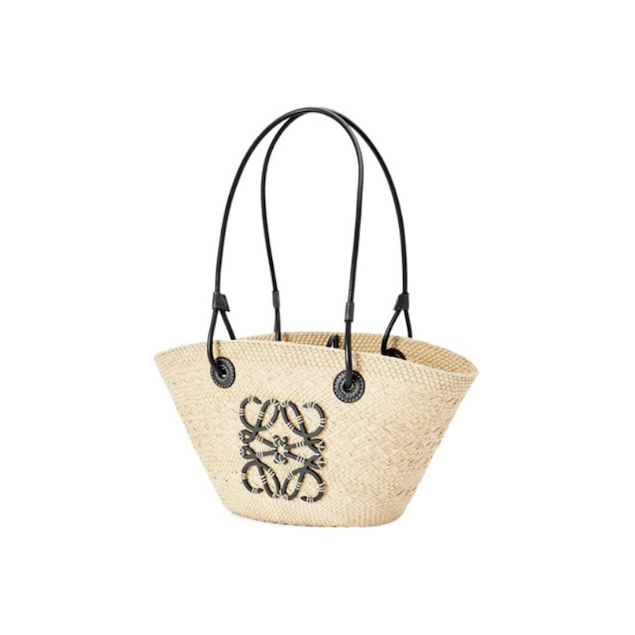 Loewe Anagram Basket 小號爆款草編包 黑