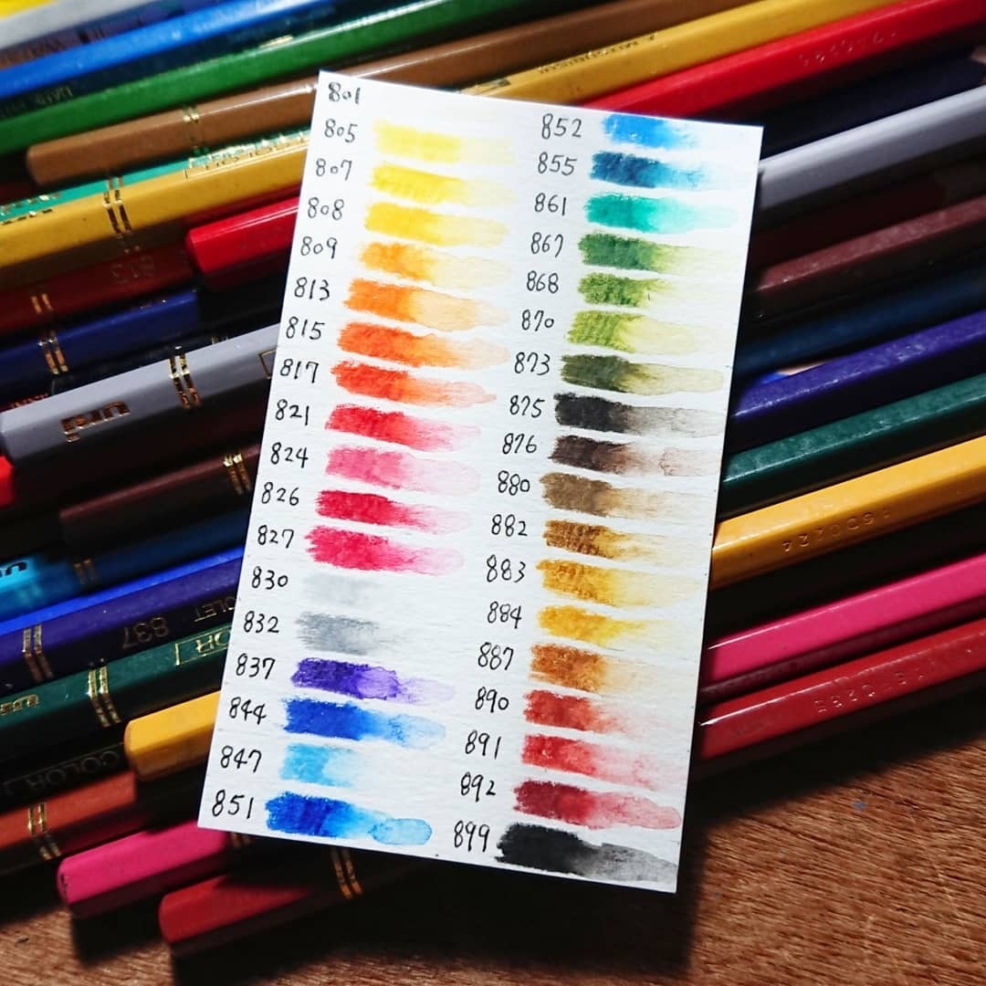 Uni 三菱 水性色鉛筆 / 813 LIGHT ORANGE / MITSUBISHI 日本