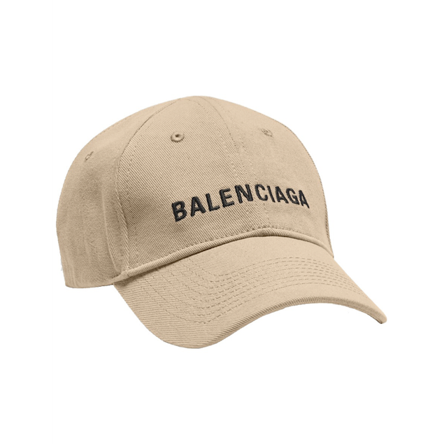 Balenciaga 巴黎世家 經典刺繡老帽 卡其