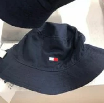 [S] TOMMY HILFIGER FLAG BUCKET HAT,NAVY, 69J6771-410 (STH13)