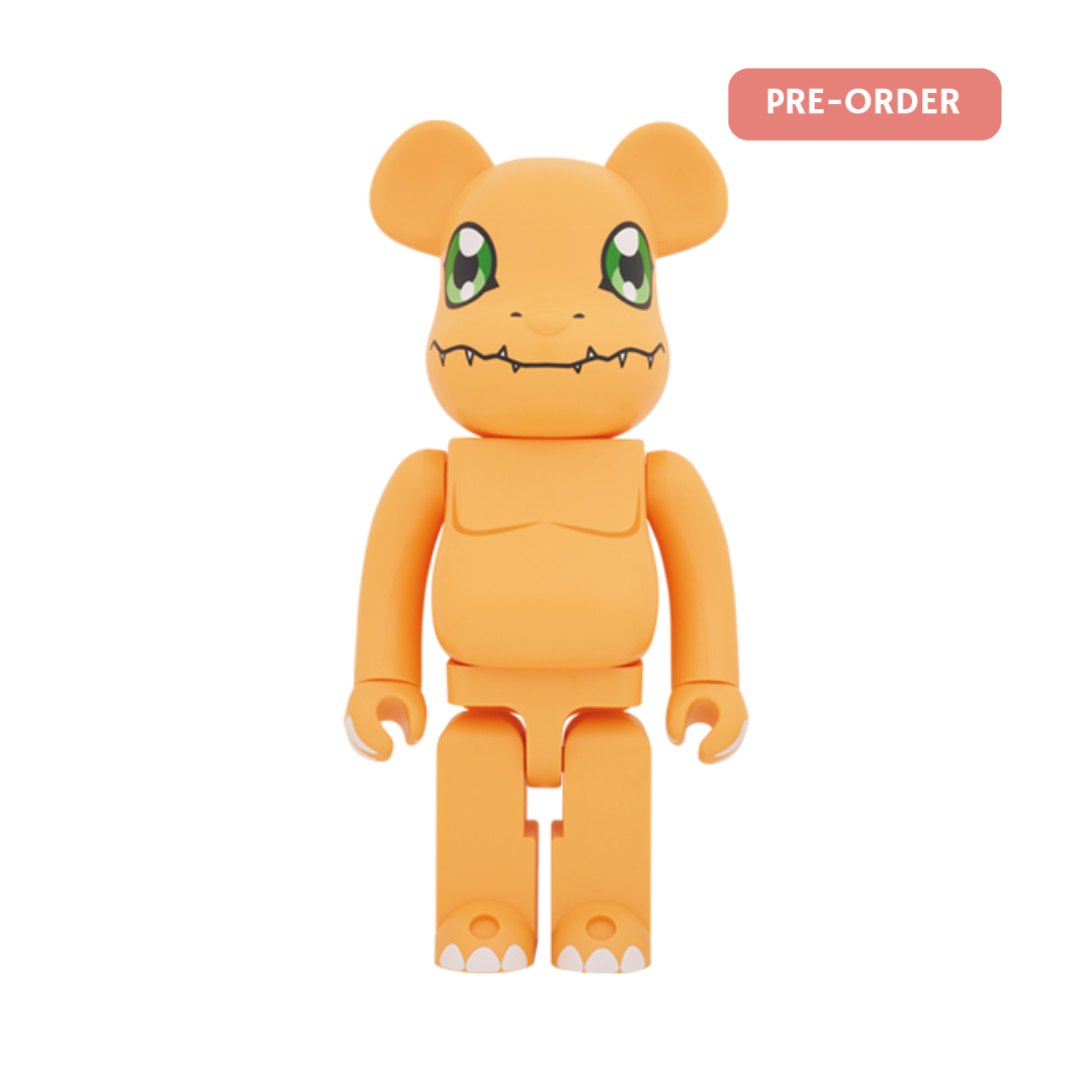 BE@RBRICK 數碼暴龍 阿古獸 アグモン 1000％
