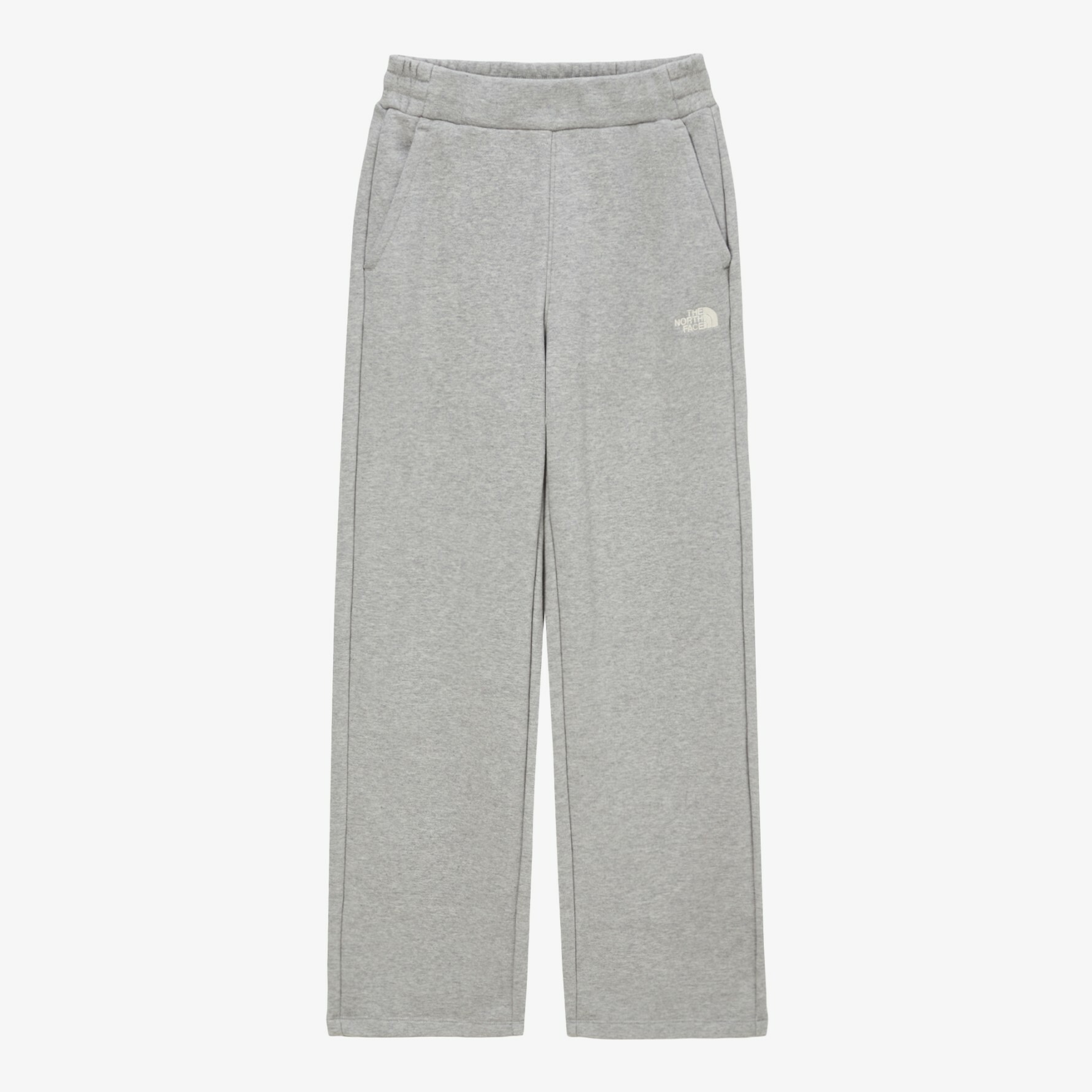 THE NORTH FACE ESSENTIAL 女 寬版 直筒 長褲 棉褲 灰 NP6KN81B