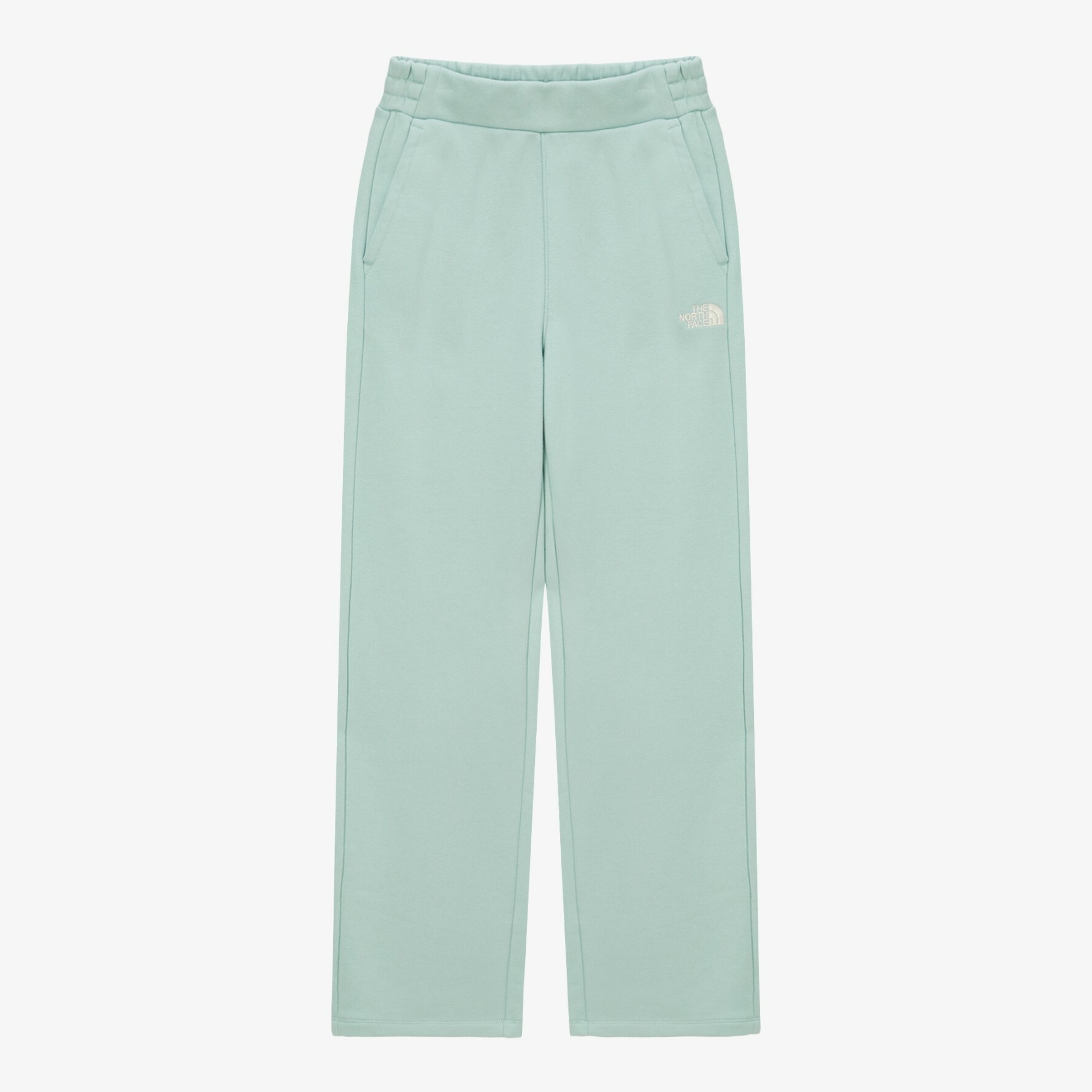 THE NORTH FACE ESSENTIAL 女 寬版 直筒 長褲 棉褲 綠 NP6KN81C