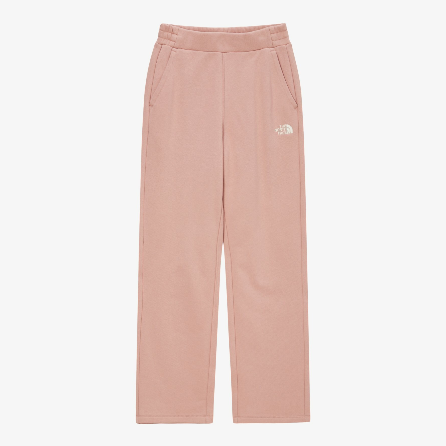 THE NORTH FACE ESSENTIAL 女 寬版 直筒 長褲 棉褲 粉紅 NP6KN81D