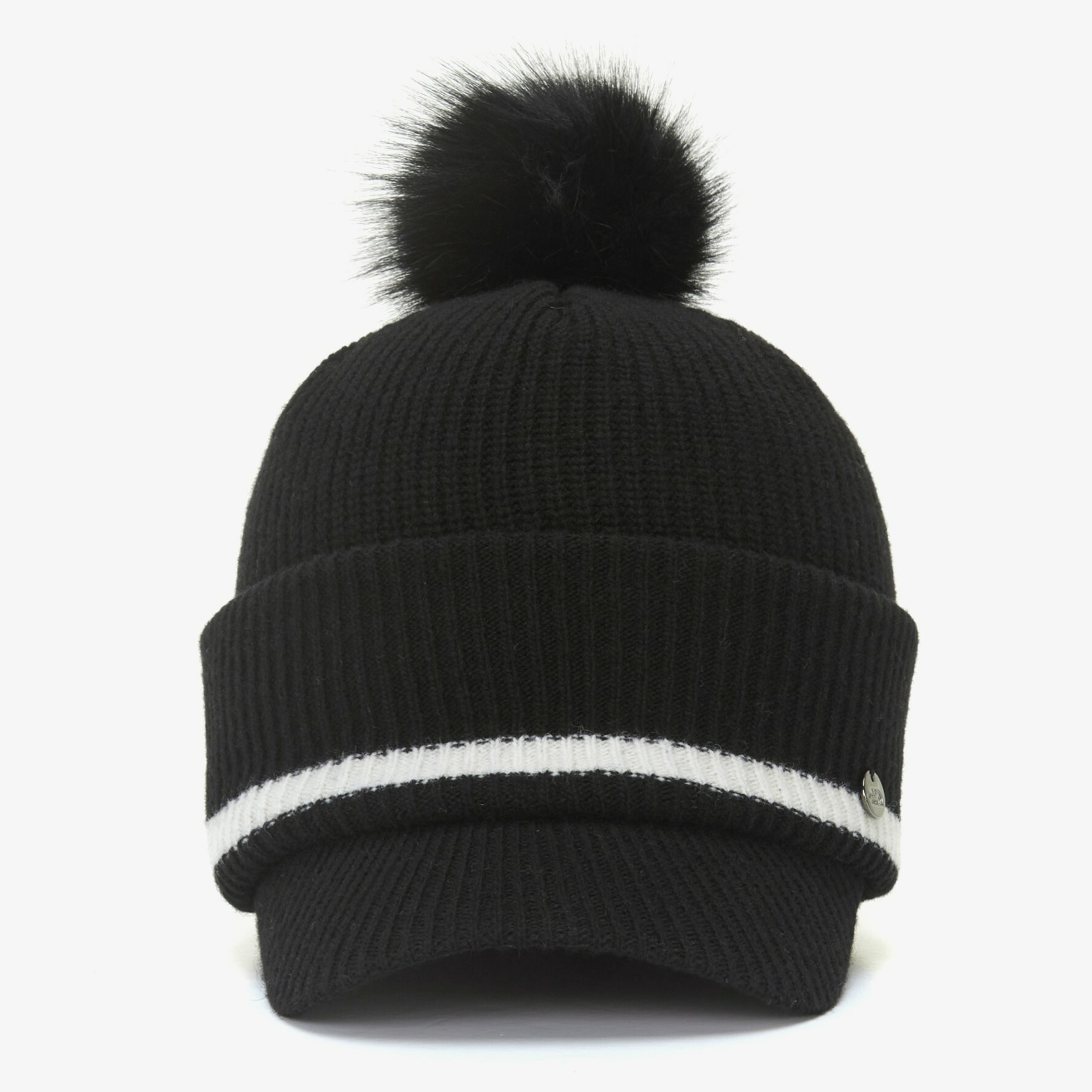 THE NORTH FACE WOOL LOOSE CAP 女 羊毛 鴨舌毛帽 黑 NE3CN62A