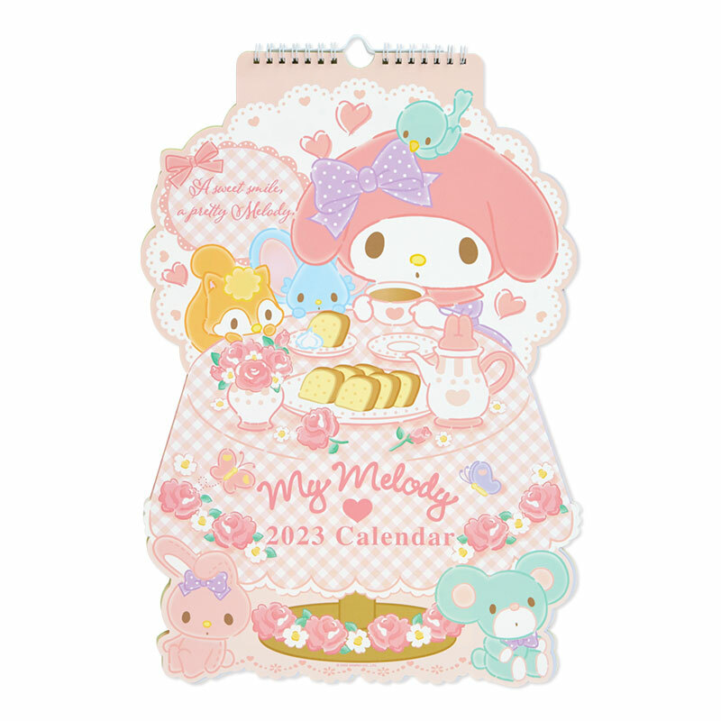 my-melody-diecut-wall-calendar-2023