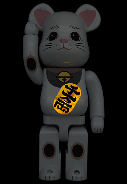🥇現貨🥇Bearbrick 400% 白色 發光 招財貓 MANEKI NEKO