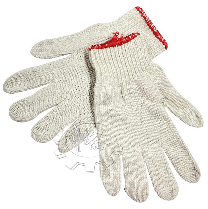 ＊中崙五金【附發票】棉紗手套 工地手套 棉質手套 單一尺寸 灰色 / 白色 二款顏色 (一包12雙)