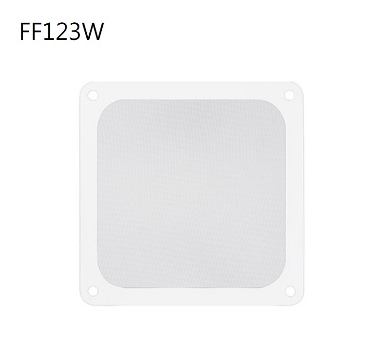 米特3C數位–銀欣 FF123 磁性濾網12公分/FF123B 黑色/FF123W 白色/FF123B-3PK/3入