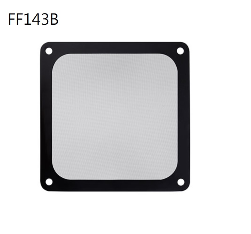 米特3C數位–銀欣 FF143 14公分/FF143B 黑色/FF143W 白色/FF143B-3PK 黑色3入 磁性濾網