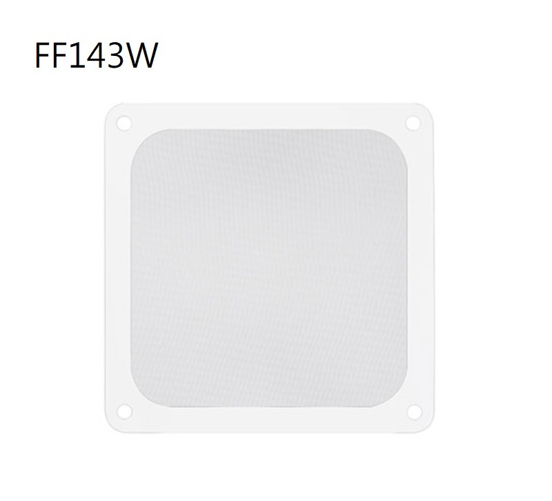 米特3C數位–銀欣 FF143 14公分/FF143B 黑色/FF143W 白色/FF143B-3PK 黑色3入 磁性濾網