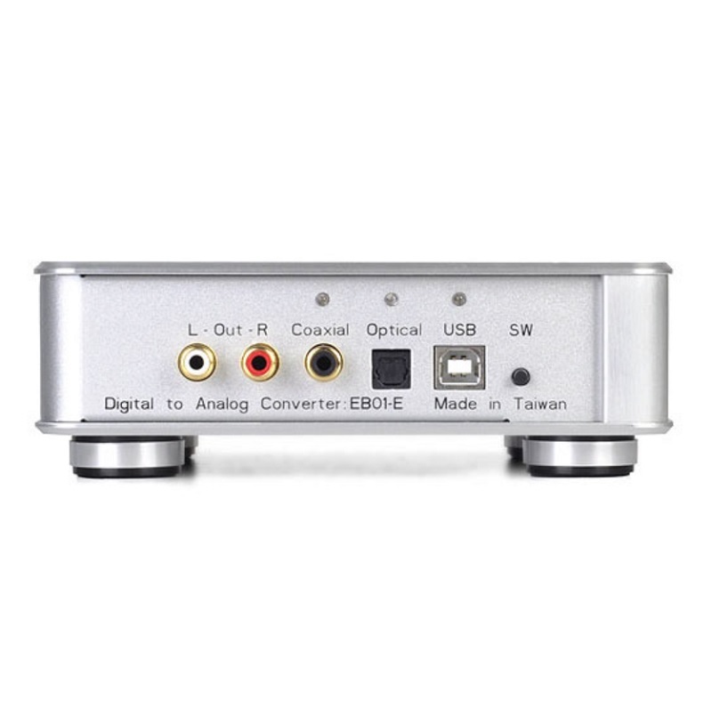 米特3C數位–SilverStone 銀欣 SST-EB01S-E DAC/USB/銀色/數位類比轉換器