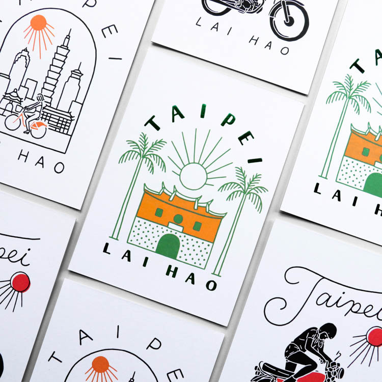 來好】オリジナルポストカード(お得な10個セット)|來好 台湾雑貨店
