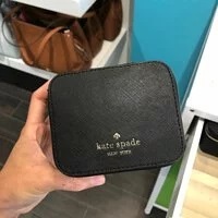 [S] KATE SPADE K8066 STACI SAFFIANO LEATHER TRAVEL,BLACK, 196021078538 (SKS196)