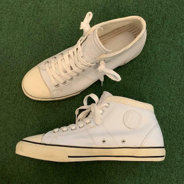 VISVIM KIEFER MID-CYPHER SHOES (THE EXCLUSIVE) - WHITE SIZE 9.5 IN STOCK NOW (現貨發售中)
