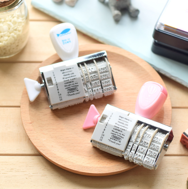 手账专用日期印章