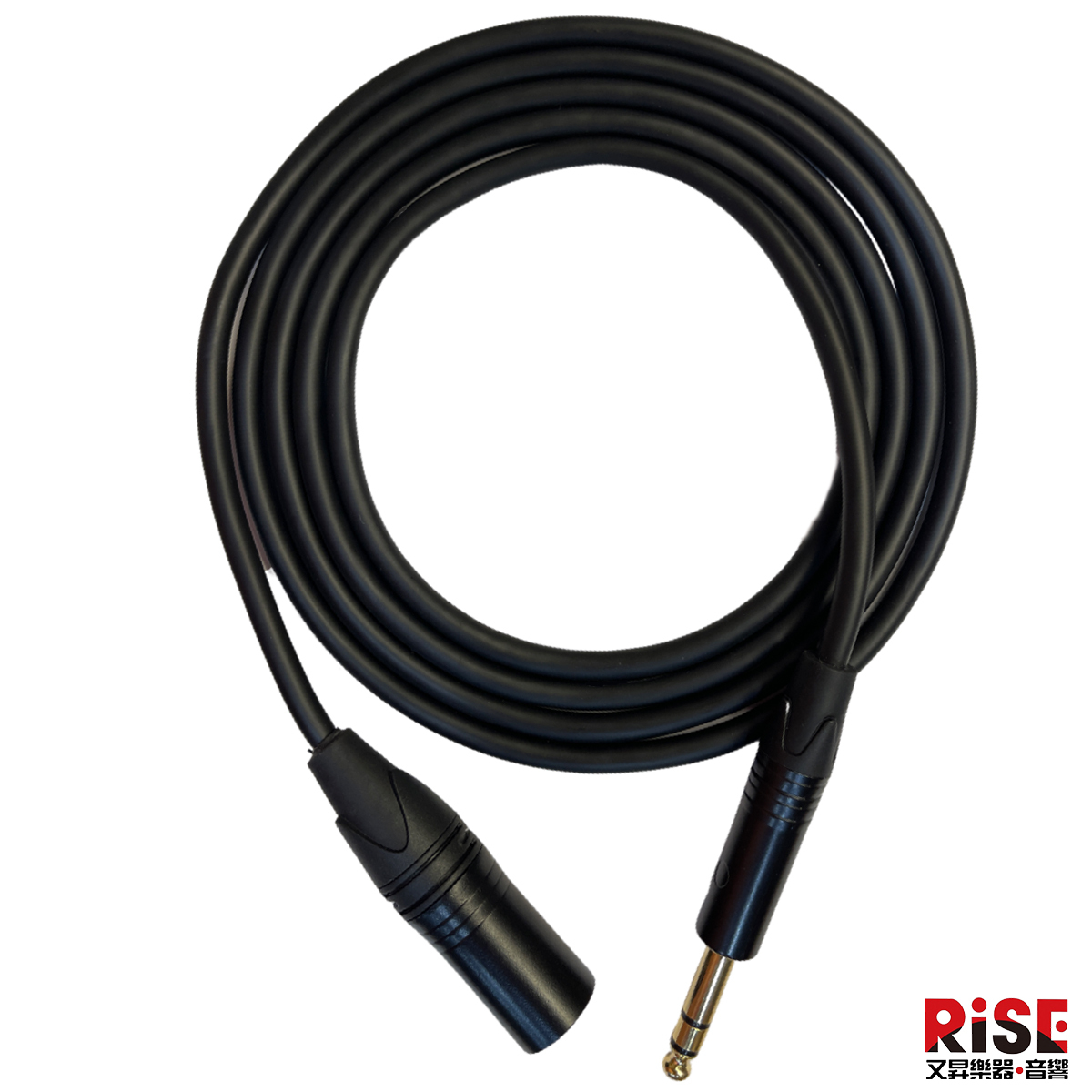 手工 XLR 公 to 6.3 TRS 1.8m/1.8公尺 平衡式/端子鍍金 監聽喇叭/錄音介面 導線