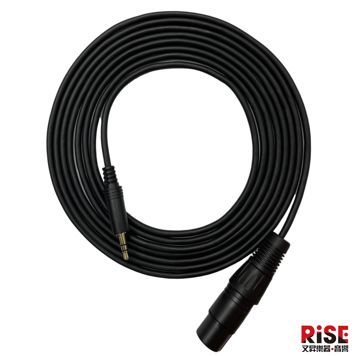 手工 XLR 母 to 3.5 TRS 3公尺 電容式/動圈式/聲卡/音效卡/直撥 麥克風線