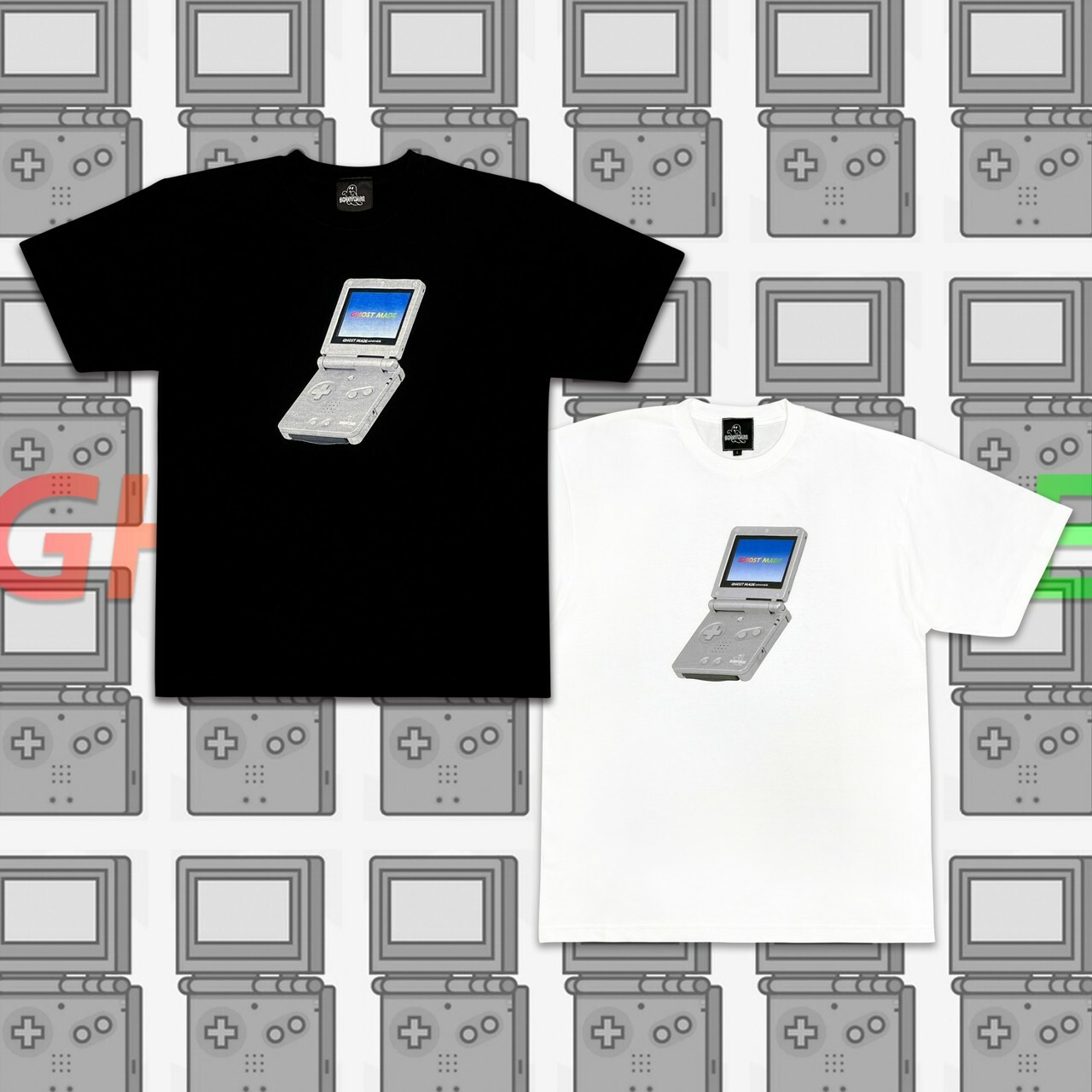 GHOST MADE  《 GHOST BOY 》GAME BOY 電動遊戲機 短袖 T GHOSTMADE