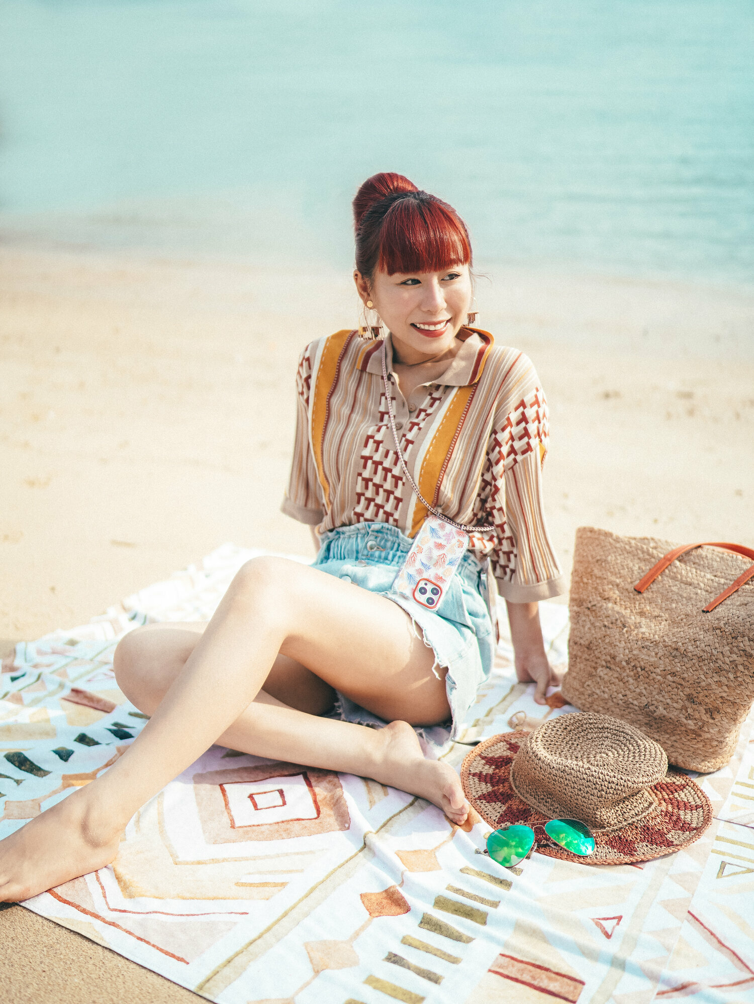 【Just Africa】印花沙灘毛巾