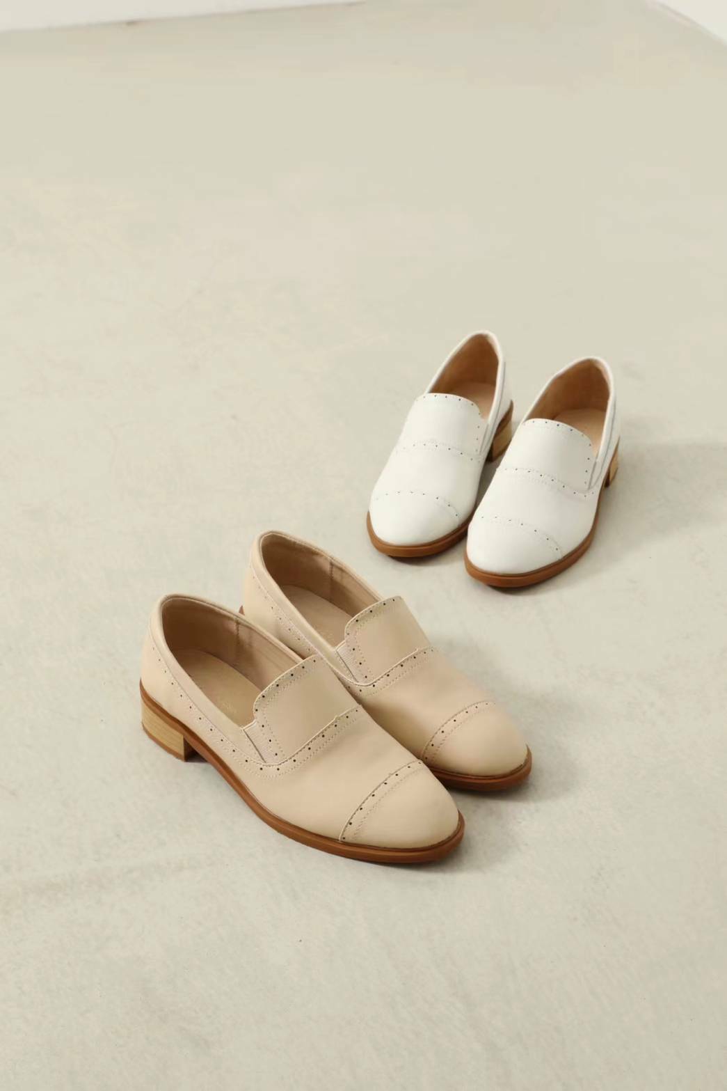 韓版真皮牛津鞋