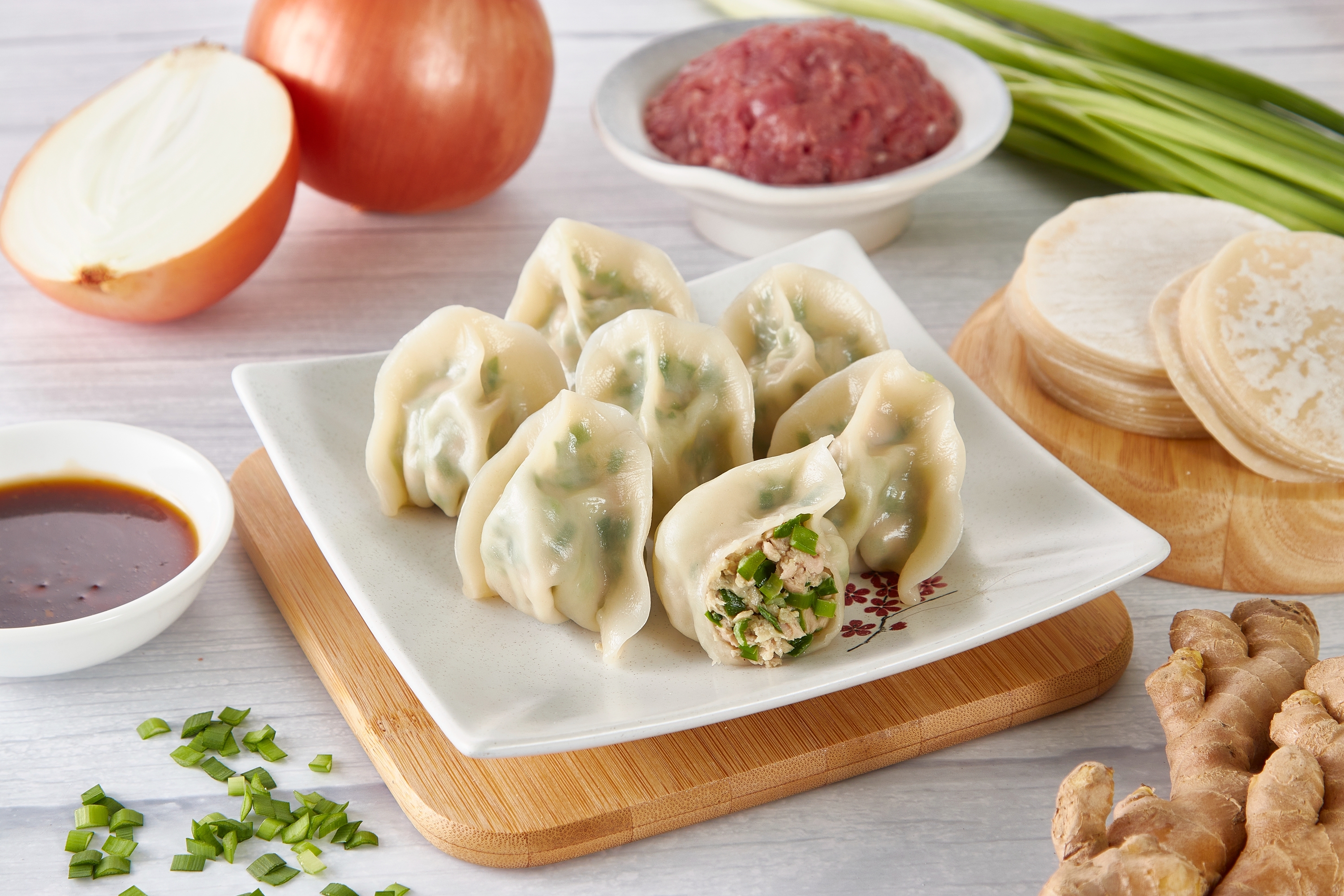 鮮綠韭菜水餃/30入