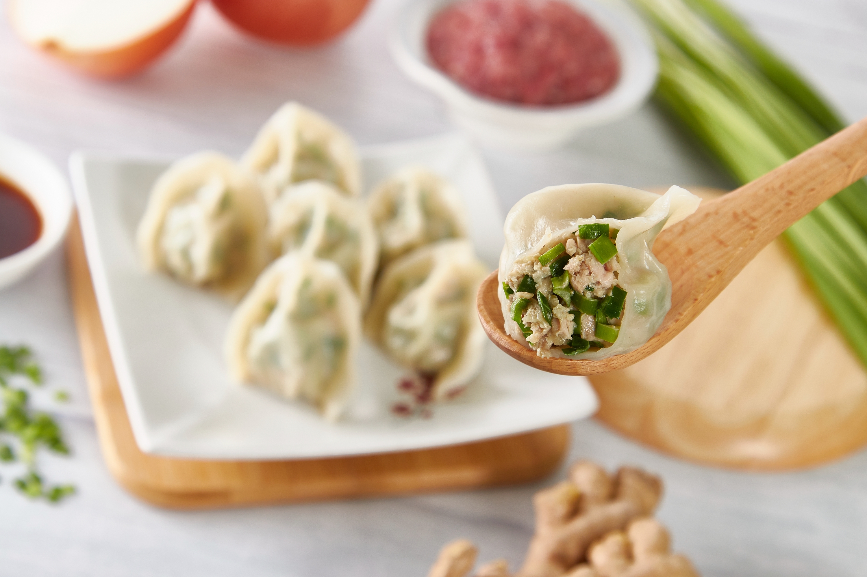 鮮綠韭菜水餃/30入