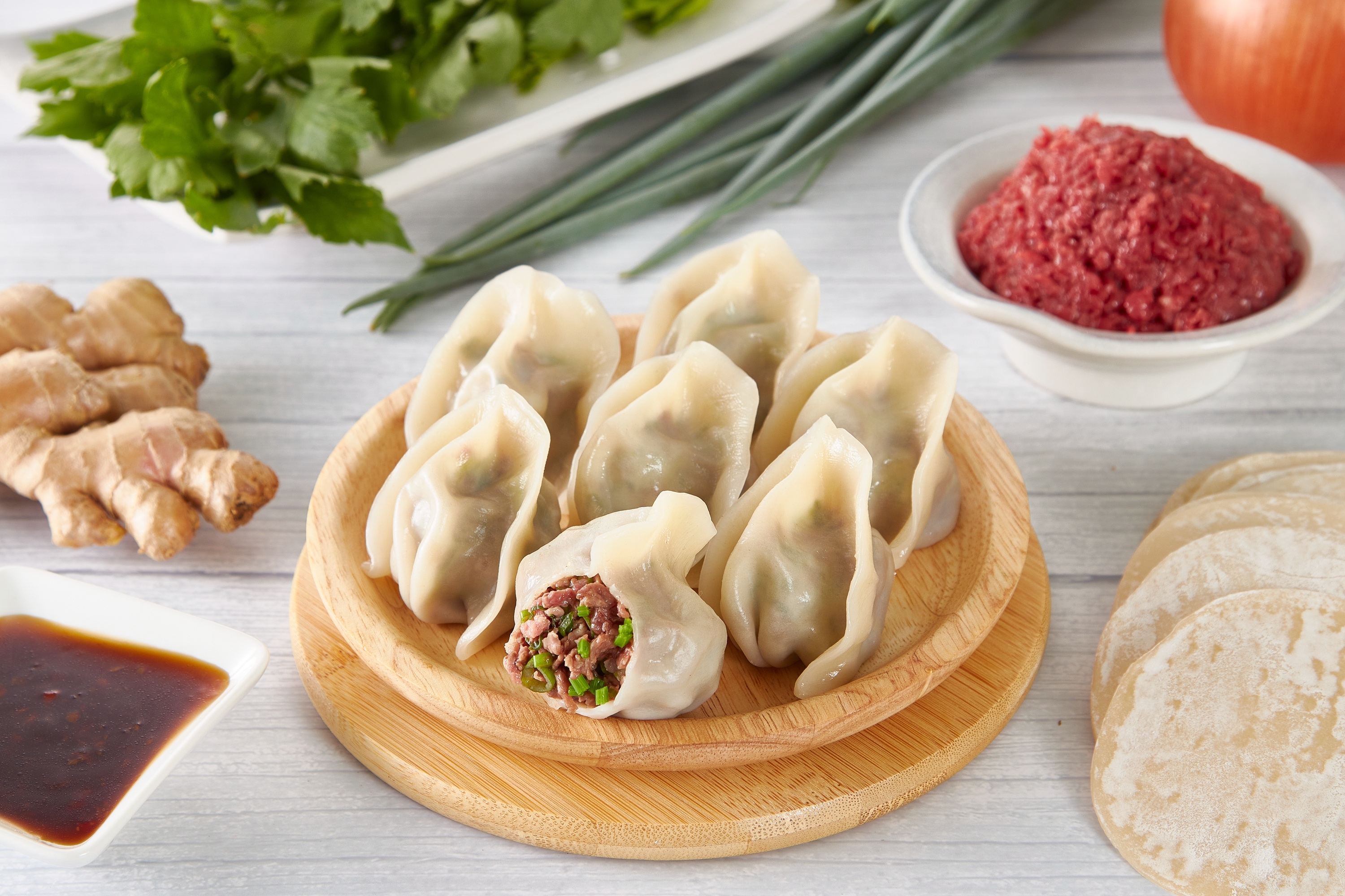 鮮蔥牛肉水餃/30入