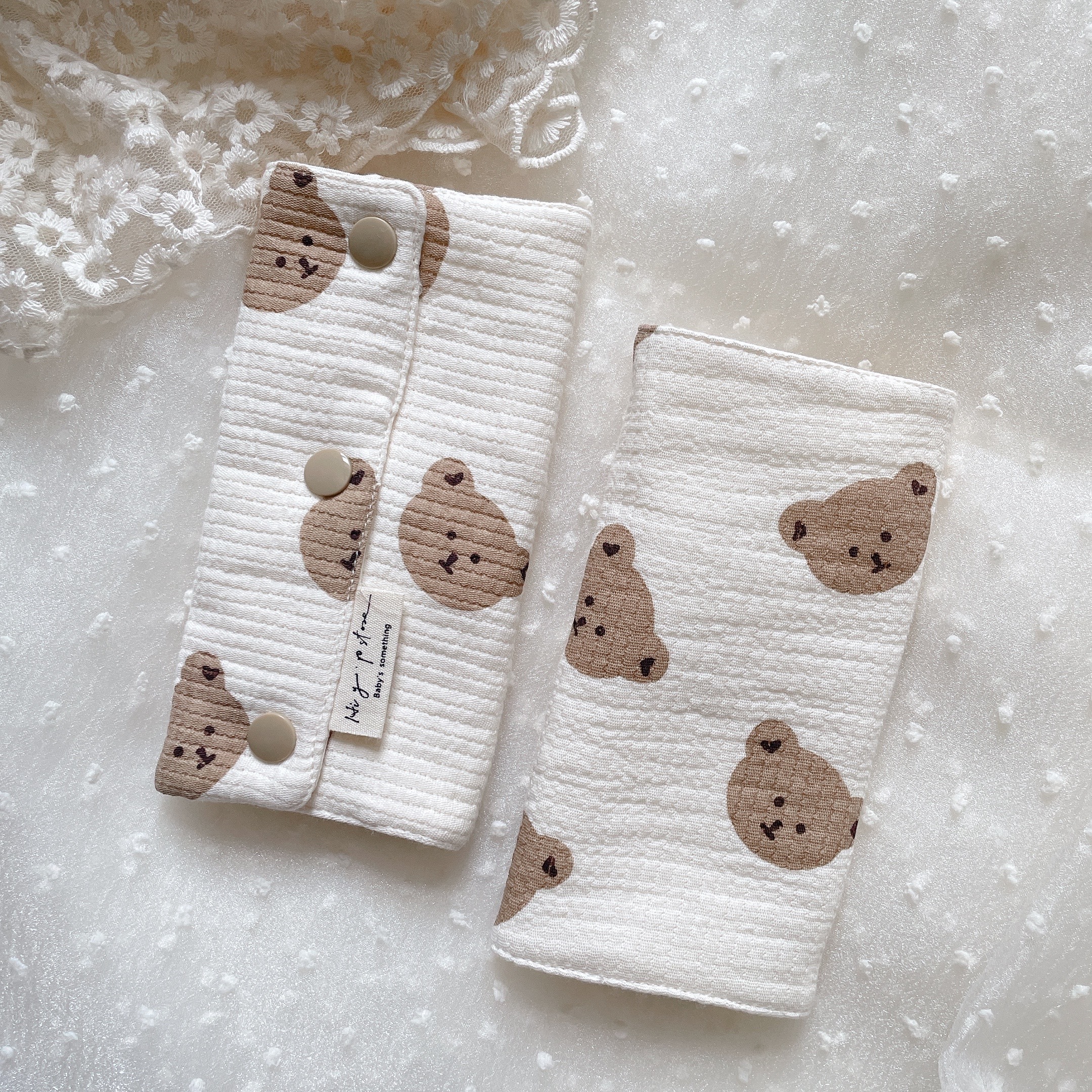 Hi Y.P store-揹巾口水套-卡其熊熊