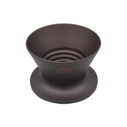 安清式木製濾杯 『匠』限定版肋骨 黑色