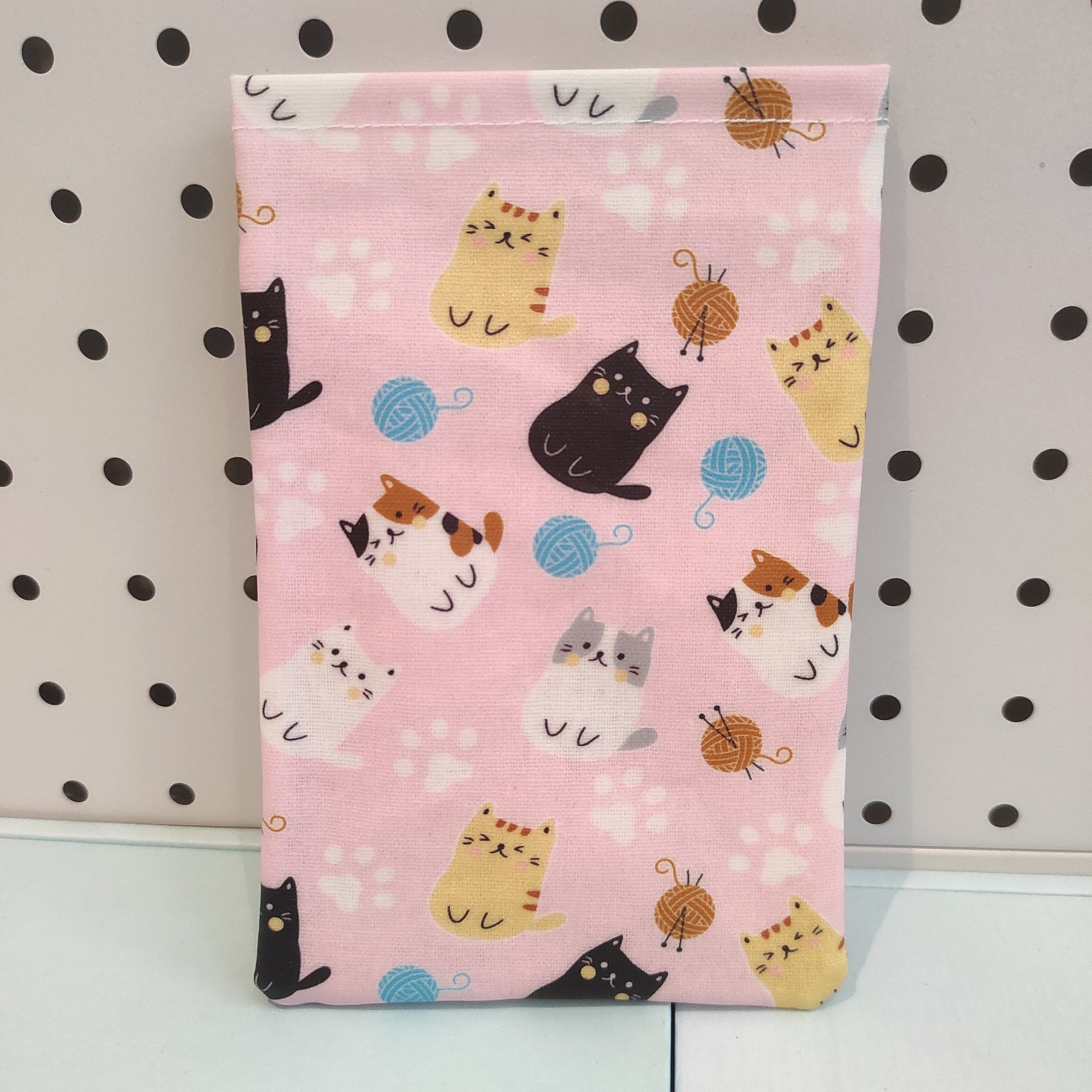 [現貨] 台灣手工防水布筆袋 - 毛球小貓