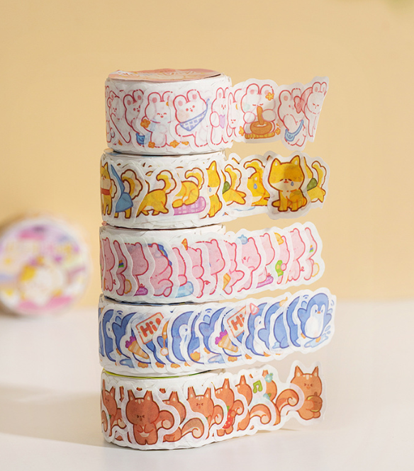 手账胶带装饰素材 A-D（100枚）