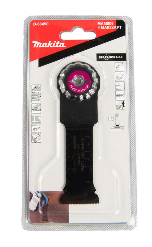 ＊中崙五金【附發票】牧田 STARLOCK弓形直切彎曲刀刃磨切片 B-66450(MAM006) 適用:玻璃纖維、石膏板