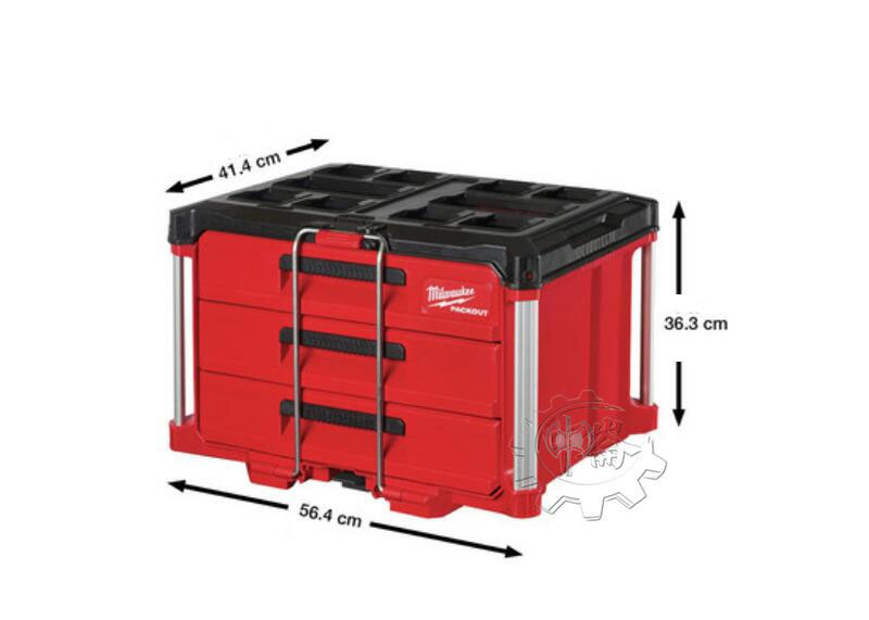 ＊中崙五金【附發票】美沃奇 配套抽屜收納箱 (3抽) 48-22-8443 (紅款)