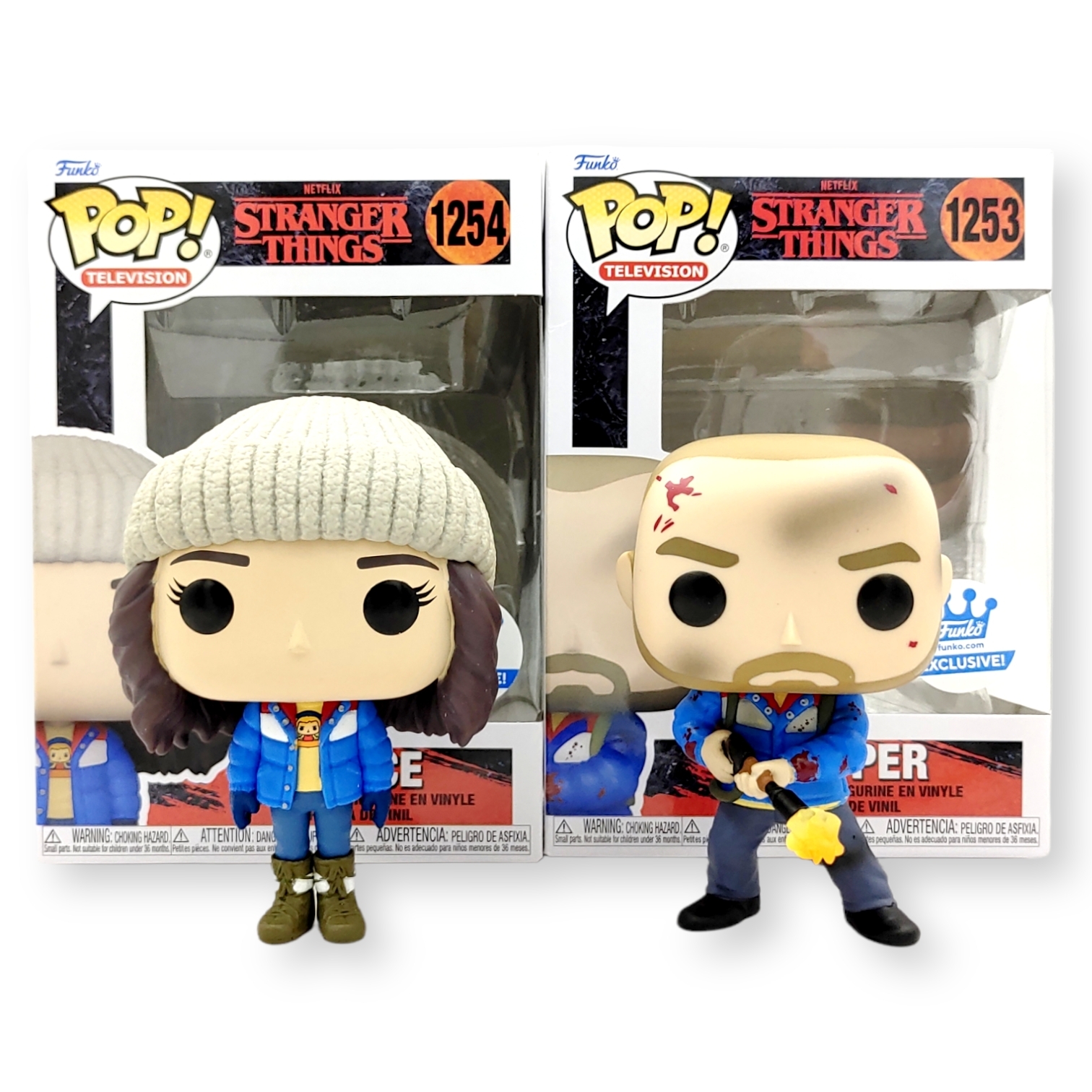 FUNKO POP<怪奇物語4>JOYCE&HOPPER(雪褸)-NO.1253,1254